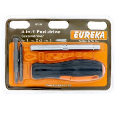 SCREWDRIVER POZI 1;2;2;3 EUREKA