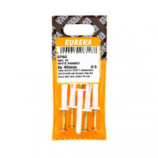 NAIL IN WHT RIMMED 6X45MM (5) EUREKA