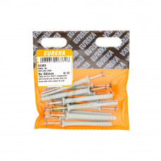 NAIL IN NYLON CSK 6X60MM (12) EUREKA