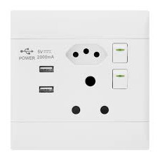 SWITCH SOC COMBINE 4X4 USB+EURO CBI